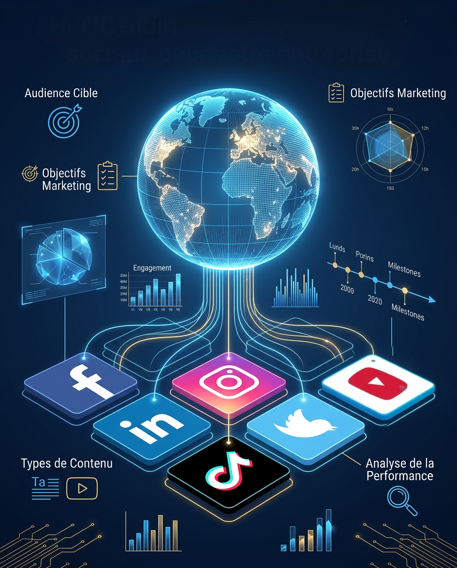 Choisir les bons réseaux sociaux pour votre entreprise avec H-TIC