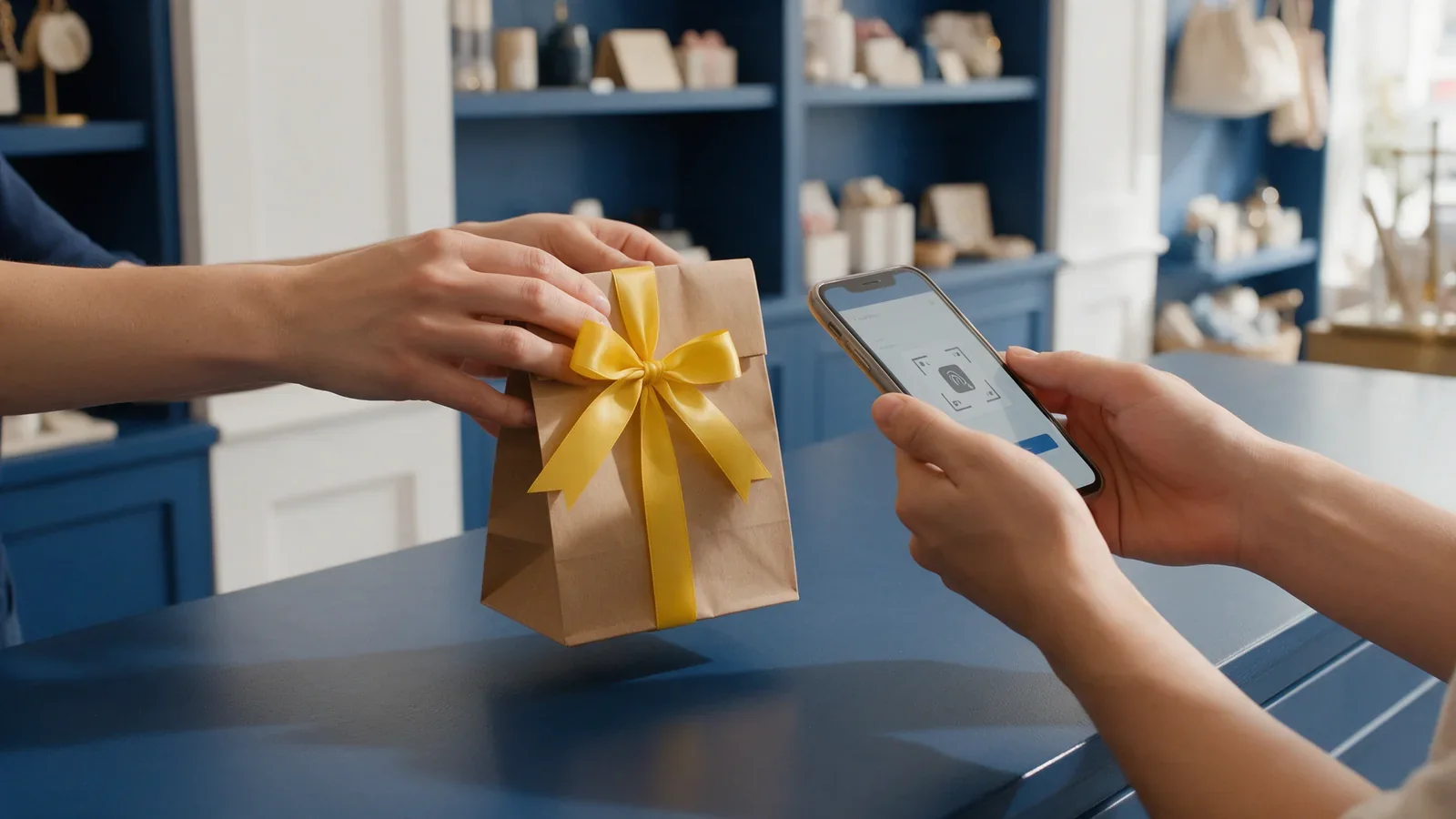 Parcours d’un client entre la recherche sur mobile et le retrait en magasin